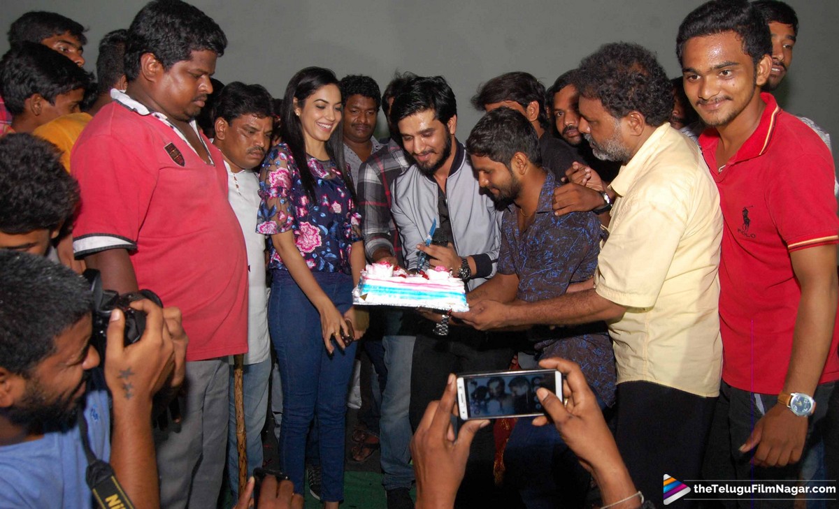 Keshava Movie Team Visits Sandhya Theater in Hyderabad 