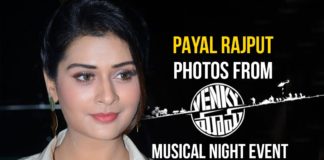 Actress Payal Rajput Photos From Venky Mama Movie Musical Night Event