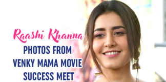 Raashi Khanna Photos From Venky Mama Movie Success Meet