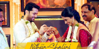Nithiin- Shalini Engagement: The Couple Are All smiles As They Exchange Rings