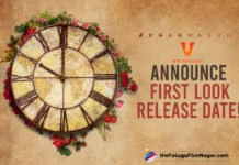 #Prabhas20: UV Creations Announce First Look Release Date!