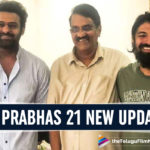 Director Nag Ashwin Gives Update About Prabhas 21