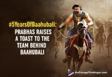 #5YearsOfBaahubali: Prabhas Raises A Toast To The Team That Created The Magic Behind Baahubali
