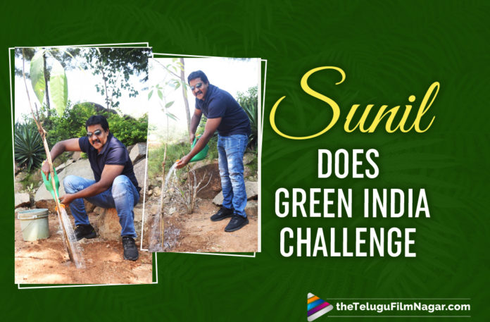 #GreenIndiaChallenge- Sunil Takes Up The Green Initiative And Plants Three Saplings