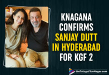 Sanjay Dutt Shooting For KGF? Kangana Ranaut Confirms It With A Happy Picture