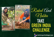 Rakul Preet Singh And Nabha Natesh Take Up Green India Challenge