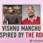 Vishnu Manchu Shares A Picture With His Daughter Ayra After Being Inspired By The Rock
