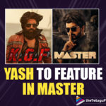 Thalapathy Vijay’s Master Will Also Feature KGF: Chapter 2 Yash; Here Is How,Telugu Filmnagar,Latest Telugu Movies News,Telugu Film News 2021,Tollywood Movie Updates,Latest Tollywood News,Thalapathy Vijay,Hero Thalapathy Vijay,Actor Vijay,Master,Master Movie,Master Film,Master Movie Latest Updates,Thalapathy Vijay Master,KGF 2,KGF Actor Yash,KGF Chapter 2,Hero Yash,KGF Chapter 2,KGF 2 News,KGF: Chapter 2,Yash,Yash To Feature In Master,Thalapathy Vijay And Yash Will Be Coming Together In Theatres,Thalapathy Vijay Master Feature KGF: Chapter 2 Yash,Master To Feature In Yash