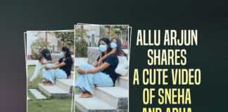 Allu Arjun Shares A Cute Video Of His Family From Isolation And Pens A Heartfelt Note,Icon Staar Allu Arjun,Hero Allu Arjun,Actor Allu Arjun,Allu Arjun Latest News,Allu Arjun News,Allu Arjun Latest FIlm Updates,Allu Arjun Movie Updates,Allu Arjun Movies,Allu Arjun New Movie,Allu Arjun Latest Movie,Allu Arjun Shares A Cute Video Of His Family,Allu Arjun Family Video,Allu Arjun Video,Allu Arjun Shares A Video Of Sneha Reddy And Arha,Allu Arjun Shares Sneha Reddy And Arha Video From Isolation,Allu Arjun Clicks Wife Sneha Reddy And Daughter Arha's While In Covid-19 Isolation,Allu Arjun In Isolation,Allu Arha,Sneha Reddy,Allu Arjun Shares His Wife Sneha And Daughter Arha Cute Video,Allu Arjun Wife Sneha And Daughter Arha Cute Video,Allu Arha Cute Video,Allu Arha Video,Allu Arjun Shares A Cute Video Of Sneha And Arha,Allu Arjun New Post,Telugu Filmnagar