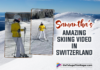 Samantha Shares Amazing Skiing Video From Switzerland