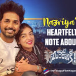 Actress Nazriya Writes A Heartfelt Note To The Director Vivek Athreya And The Film Unit Of Ante Sundaraniki,Telugu Filmnagar,Latest Telugu Movies 2022,Telugu Film News 2022,Tollywood Movie Updates,Latest Tollywood Updates,Latest Film Updates,Tollywood Celebrity News,Tollywood Shooting Updates, Actress Nazriya,Malayalam Actress Nazriya Movie,Actress Nazriya,Talented Malayalam actress Nazriya Fahadh,Nazriya Fahadh Tollywood debut with the film Ante Sundaraniki,Ante Sundaraniki Releasing on 10th June 2022 in Theatres,Nazriya will be seen as Leela Thomas, Nazriya Fahadh posted a picture with the director of Ante Sundaraniki Vivek Athreya on her Instagram,She also feels proud to make her debut in Tollywood under the direction of her dear friend Vivek Athreya,I completed dubbing for my first Telugu film made by this beautiful human, my first Telugu director and a friend, Vivek Athreya, I am truly going to miss being Leela Thomas,I am truly going to miss being directed by Vivek,Can’t wait for you guys to watch Ante Sundaraniki,Actress Nazriya Thank you Note,Actress Nazriya Thank You Note Goes Viral In social Media,Actress Nazriya Thank you Note to Team Ante Sundaraaniki, Actress Nazriya Completes Dubbing For the Movie Ante Sundaraniki Movie,Actress Nazriya Heart Felt Note To Director Vivek Athreya,Ante Sundaraniki Movie Director Vivek Athreya,Actress Nazriya in Social Media,Actress Nazriya in Instagram,Actress Nazriya Shared a post in instagram, Actress Nazriya Shared a Picture in Instagaram,Actress Nazriya Pictures goes viral in social media,#NazriyaFahadh,#VivekAthreya