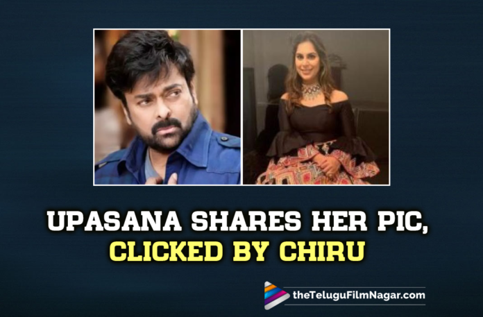 Ram Charan’s Wife Upasana Shares Her Exclusive Pic, Clicked By Mega Star Chiranjeevi,Telugu Filmnagar,Latest Telugu Reviews,Latest Telugu Movies 2022,Telugu Movie Reviews,Telugu Reviews,Latest Tollywood Reviews, Upasana Kamineni Latest Updates,Upasana Kamineni latest Tweets,Upasana Kamineni Business women,Upasana Kamineni Business Entrepreneur, Ram charan wife Upasana Kamineni,Upasana Kamineni shared a picture in social media, Upasana Kamineni Social Media Post goes viral,Upasana Kamineni,Successful women entrepreneurs Upasana Kamineni,Upasana shared an exclusive picture,Upasana Picture clicked by none other than her loving father-in-law, Megastar Chiranjeevi, Upasana Kamineni ethnic attire,Upasana wearing a multi-coloured lehenga set in black background and diamond necklace Looks Goes Viral in Social Media,Upasana quizzed the fans Guess who took the pic, Upasana Kamineni In Social Media,Upasana Kamineni In Instagram,Upasana Kamineni in Ethnic Wear,Upasana Kamineni and Father-In-law Chiranjeevi,Upasana Kamineni Tweeted chiranjeevi as Sweetest father in law in social Media, Upasana Kamineni and Ram chara,Magadheera’s actor Ram Charan,Upasana and Ram charan most adorable couples in the Indian film