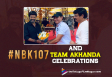 Team NBK107 Congratulates Team Akhanda On A Rare Feat,Telugu Filmnagar,Latest Telugu Movies 2022,Telugu Film News 2022,Tollywood Movie Updates,Latest Tollywood Updates, NBK107,NBK107 Congratulates,NBK107 Movie Update,NBK107 Telugu Movie,Balakrishna Akhanda Movie,Akhanda MOvie completes 100days, NBK107 TEam Congratulates Team Akhanda,Akhanda Rare Feat,Director Boyapati Sreenu,Akhanda Movie Director Boyapati Sreenu, Akhanda 100 days celebrations STBC grounds in Kurnool on 12th March,Akhanda 100 days Celebrations on 12th march at STBC Grounds, 100 days celebrations event Name Akhanda Kruthagnatha Sabha,Akhanda Kruthagnatha Sabha,Duniya Vijay with Balakrishna,Duniya Vijay Join the Sets of #NBK107 Movie,Duniya Vijay in Shooting,Duniya Vijay Tollywood Updates, Shruti Haasan,Actress Shruti Haasan,Heroine Shruti Haasan,Shruti Haasan with Bala Krishna,Shruti Haasan in Balakrishna Upcoming Movie #NBK107, #NBK107 First Look Poster Released,#NBK107 First Look Poster,Thaman s Music Composer For #NBK107 Movie,Music Director Thaman s,Varalaxmi Sarathkumar in Balakrishna Movie, #NBK107,#balakrishna
