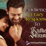 Audience Crazy Response To Radhe Shyam,Telugu Filmnagar,Latest Telugu Movies 2022,Telugu Film News 2022,Tollywood Movie Updates,Latest Tollywood Updates, Radhe Shyam,Radhe Shyam Movie,Radhe Shyam Telugu Movie,Radhe Shyam Movie Updates,Radhe Shyam Movie Updates,Radhe Shyam Fans Crazy Response, Radhe Shyam Fans Crazy Response in Socila Media,Prabhas and Pooja Hegde,Radhe Shyam Movie Live Updates,Radhe Shyam Pure classic romantic Movie,Radhe Shyam Movie about love and destiny,Krishnam Raju played the role of Pramahamsa, Prabhas as Vikramaditya in Radhe Shyam Movie,Visuals Of The Song Sanchari,Visual Of Radhe Shyam,Cinematography by Manoj Paramahamsa,Thaman s BGM, Thaman BGM Music For the Radhe shyam,Radhe shyam love story is about Vikramaditya and Prerana,Audience is falling in love with the film Radhe Shyam, Audience are enjoying the nostalgic feeling given by the team of Radhe Shyam,Radhe Shyam is a Classic Romantic Movie,Radhe Shyam A cute Love Story