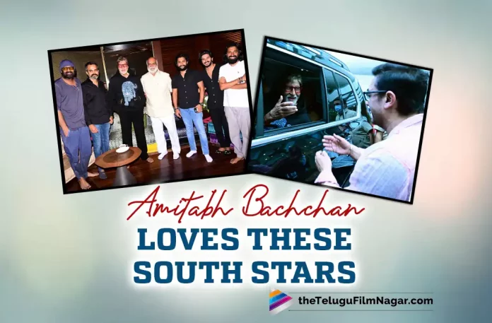 Amitabh Bachchan Loves To Hang Out With South Indian Stars Prabhas, Nani, And Dulquer Salmaan