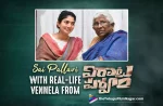 Sai Pallavi And Virata Parvam Team Meets Real-Life Vennela's Family In Warangal