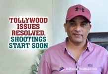 Dil Raju And Other Producers Resolve Tollywood Issues – Shootings Resume From September 1st,Telugu Filmnagar,Latest Telugu Movies News,Telugu Film News 2022,Tollywood Latest, Tollywood Movie Updates,Ace Producer Dil Raju,Dil Raju,Tollywood Producers,Telugu Movie Producers,Ticket Prices,OTT Releases,Workers’ Wages,Artists’ Remunerations, Production Costs,Federation Issues,Dil Raju on Multiple Issues,Dil Raju and Other Producers Resloved the Issues in Tollywood,Tollywood Shooting Resumes From September 1st, Telugu Movie Shootings will Resume From 1st September,Dil Raju Latest Movie updates,Dil Raju New Movie Updates,Dil Raju About Tollywood Issues,Dil Raju Resolve Tollywood Issues
