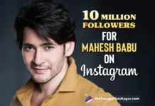 Mahesh Babu Crosses 10 Million Followers on Instagram