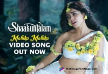 Shaakuntalam Movie Songs- Mallika Mallika Video Song Out Now