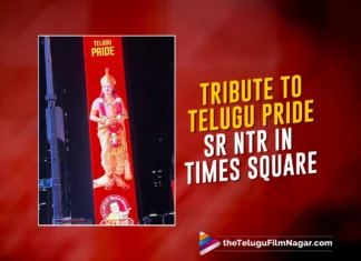 Tribute To Telugu Pride Sr NTR In Times Square
