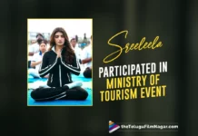 Sreeleela Participated In Ministry Of Tourism Event