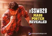 SSMB28 Makers Release A New Poster Of Mahesh Babu