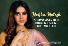 Nabha Natesh Showcases Her Hidden Talent On Twitter