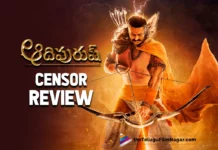 Adipurush Censor Review