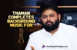 Thaman Completes Background Music For BRO